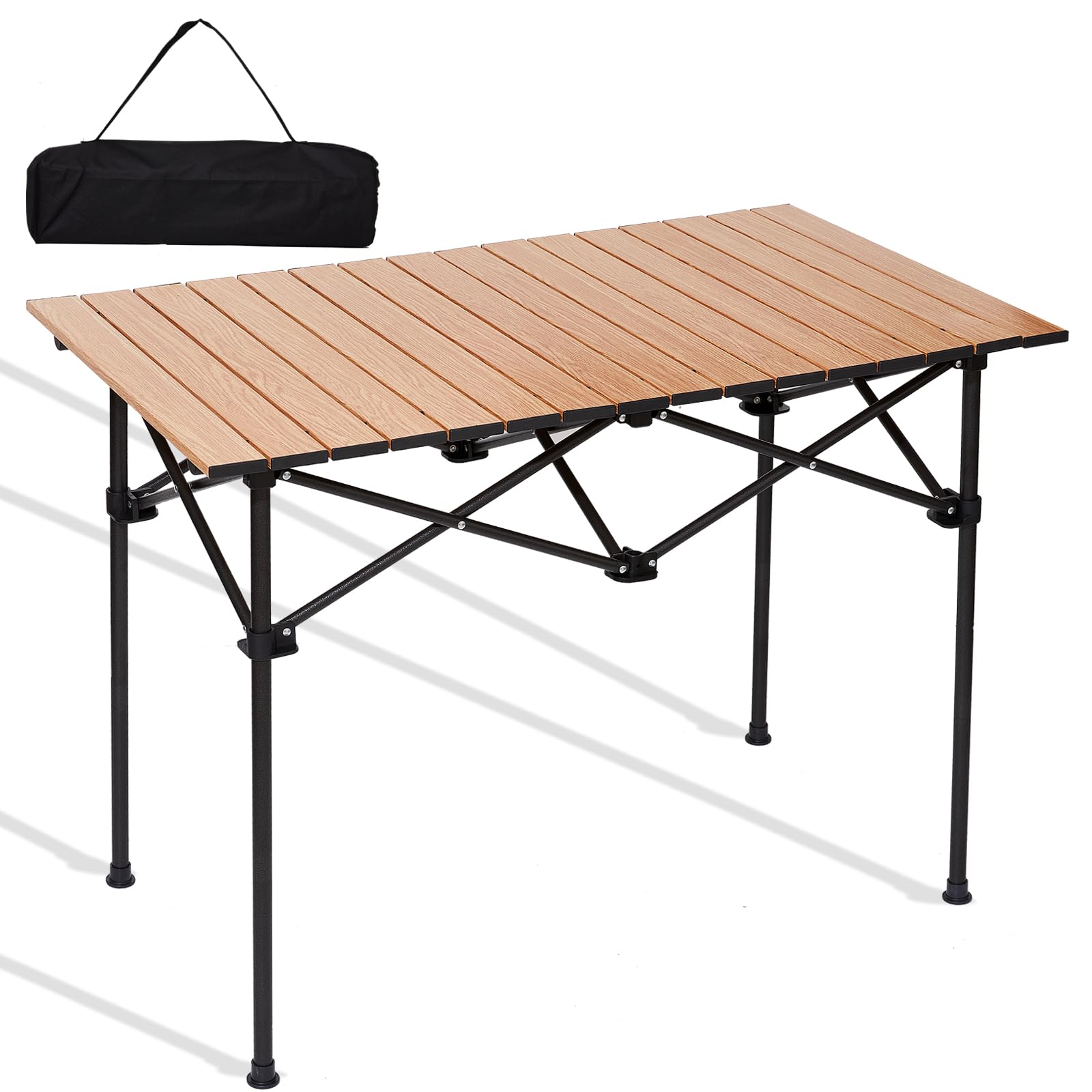 Amazon.com: SHANQUAN Camping Table Roll up Table, Fold up